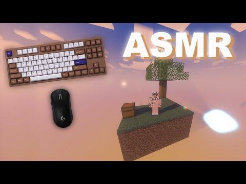 ASMR Breeze - ASMR Gaming Minecraft Skyblock, Keyboard Sounds & Whispering