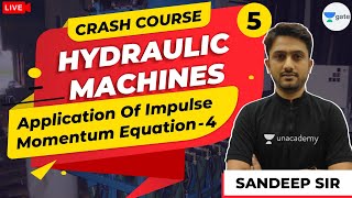 Application of Impulse Momentum Equation - 4 | Lec 5 | Hydraulic Machines | GATE ME 2021