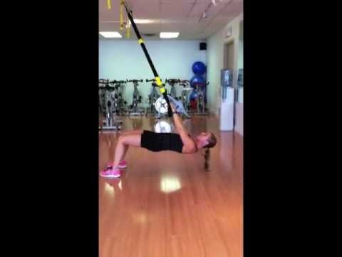 TRX Suspension Exercise Demonstration: &quot;Tabletop Row&quot;