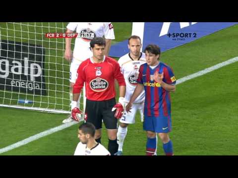 FC Barcelona vs Deportivo 3-0 al goals (14/04/10) Bojan, Pedro, Toure HQ