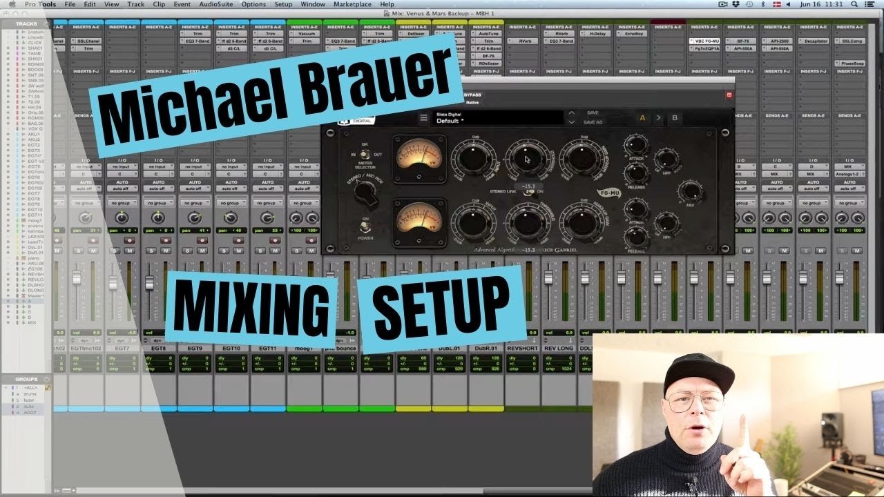 Michael Brauer Mixing Setup