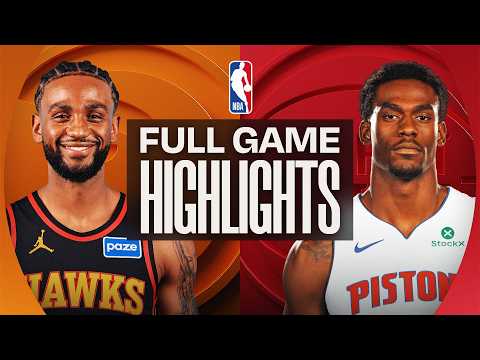 HAWKS at PISTONS | FULL GAME HIGHLIGHTS | March 25, 2026