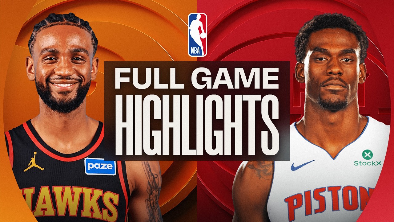 HAWKS at PISTONS | FULL GAME HIGHLIGHTS | March 25, 2026