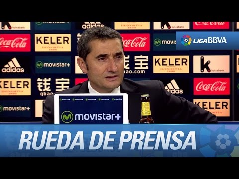 Rueda de prensa de Ernesto Valverde tras el Real Sociedad (0-0) Athletic Club
