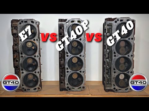 Comparing Junkyard GT40 GT40P Stock E7 Cylinder Heads / Everything U NEED 2 Know - Fox body Mustang
