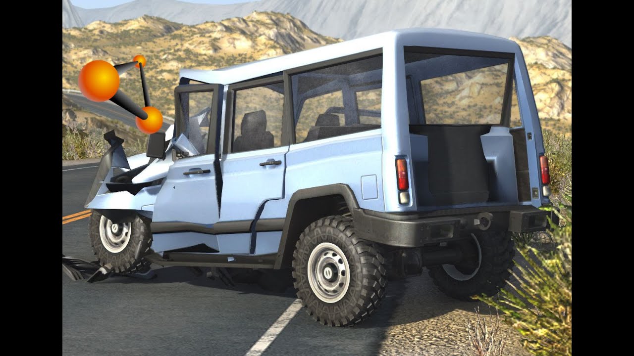 BeamNG.Drive Mod : UAZ-3170 (Crash test)