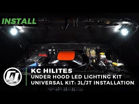 Jeep JL/Gladiator Install | KC HiLiTES Cyclone LED Under Hood Lighting