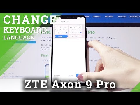 How to Change Keyboard Language in ZTE Axon 9 Pro – Keyboard Settings