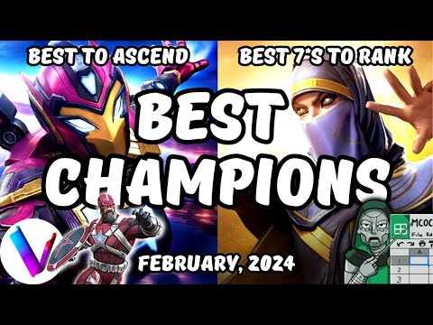 Best Champions Ranked & Tier List - Best Champions to Ascend & 7 Stars to Rank - February 2024 MCoC