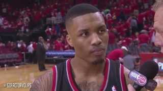 Damian Lillard - Portland Trail Blazers - Houstons Rockets - Game 1