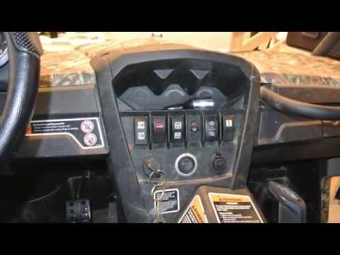 Can Am Commander 41 5" LED CREE Light Bar Install