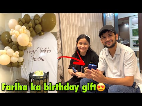 Fariha ki birthday party pagal bana kar surprise gift dediya😍 | trip plan wife ke baghair🥲