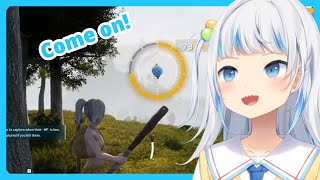 Gawr Gura catching her first Pals