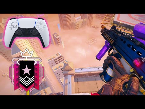 BEST HIGH SENSITIVITY CONTROLLER CHAMPION: PS5 Ranked Highlights - Rainbow Six Siege Console