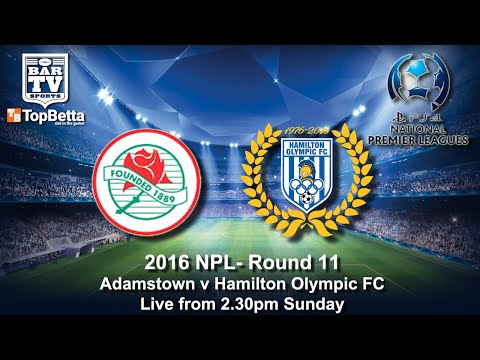 2016 NPL Round 11 Delayed Broadcast - Adamstown Rosebuds v Hamilton Olympic FC