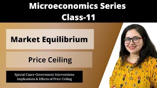 Price Ceiling | Market Equilibrium | Microeconomics Class 11 | EcoWorld
