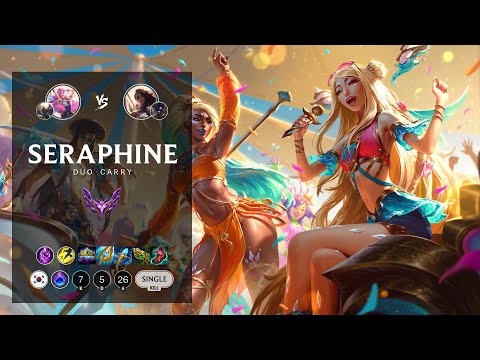 Seraphine Bot vs Samira - KR Master Patch 12.14