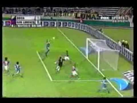 Gol de Bilos a San Lorenzo (Boca 2-San Lorenzo 0 22-01-2006)