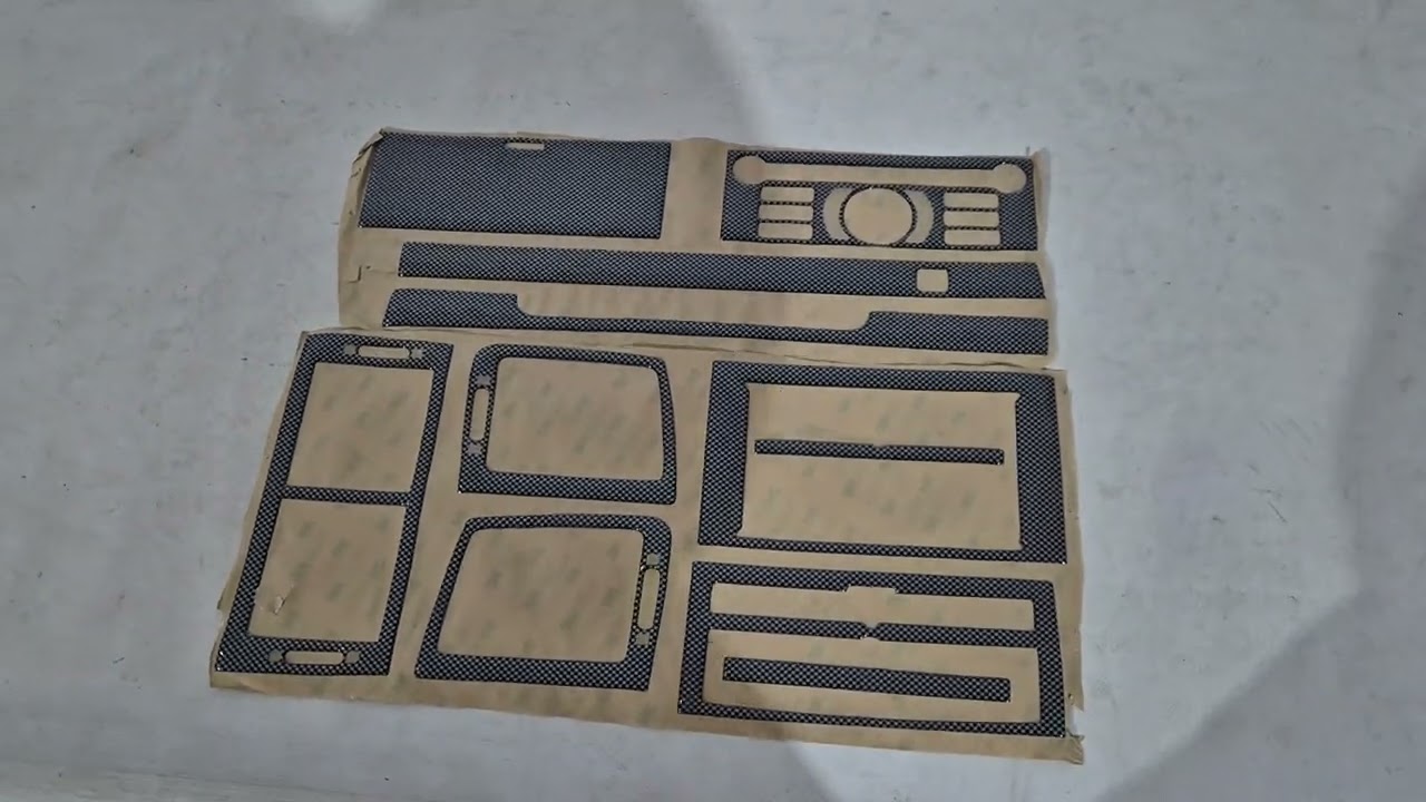 Накладки на Панель Приборов (Kit-1) Video 2