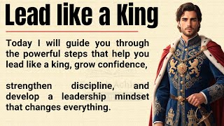 How to Lead Like a King 👑 || Transform Your Mindset & Become a True Leader || Graded Reader ✅