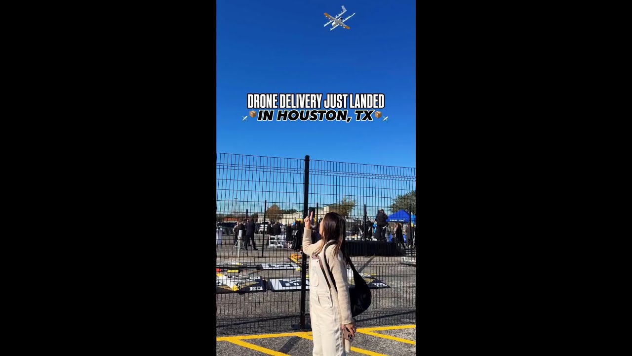 Drone Delivery Just Landed In Houston, TX 📦🪽