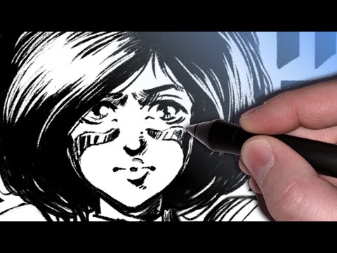 Let's Draw Alita: Battle Angel - Fanart T-Shirt Design