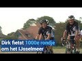Dirk (75) fietst duizendste rondje om IJsselmeer