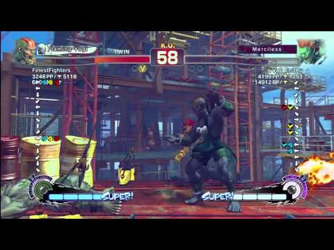FinestFighters [Dhalsim] vs VaD En3Ru [Blanka] SSF4 Arcade Edition