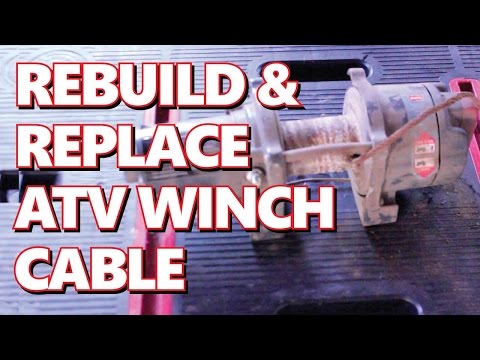 Rebuild XL 3000 WARN Winch: Rebuild & Replace Steel Winch Cable