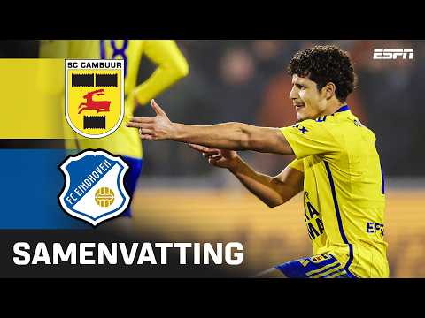 🇲🇦 Verdediger ISMAËL BAOUF maakt VIERDE GOAL in ZES DUELS 🔥 | Samenvatting SC Cambuur - FC Eindhoven