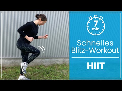 HIIT Blitz Workout ➡️ 7 Minuten Fitness für jeden Tag!