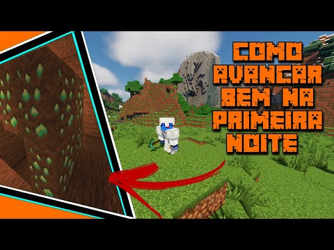 COMO JOGAR MINECRAFT e SOBREVIVER A PRIMEIRA NOITE!! 2021 | Minecraft #1 | XeeN