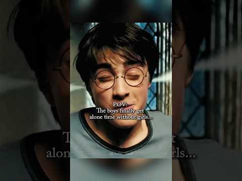 No girls… just boys…😅 #harrypotter #shorts #ronweasley #gryffindor #theboys #ytshorts #hogwarts