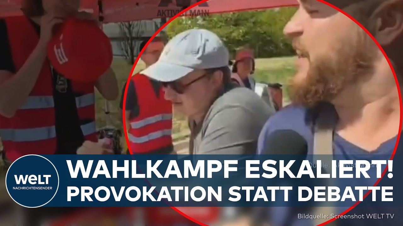 AFD-STREAMER IM FOKUS: Provokationen und Attacken prägen den Wahlkampf!