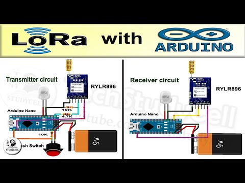 How to use LoRa with Arduino | LoRa Tutorial with Circuit Code and AT commands | Reyax RYLR896
