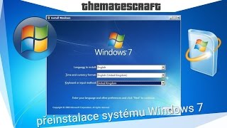 Jak nainstalovat Windows 7 a ovladače Česky! [TheMatesCraft]