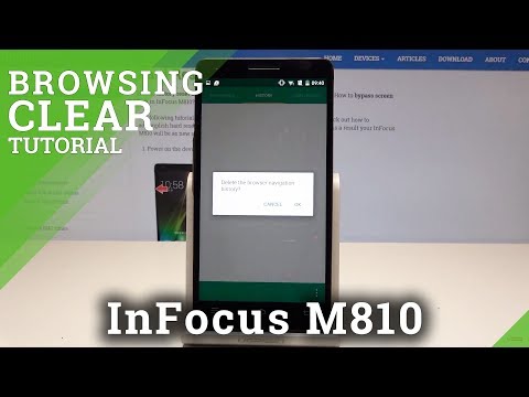 How to Clear Browsing Data in InFocus M810 - Delete Browsing History