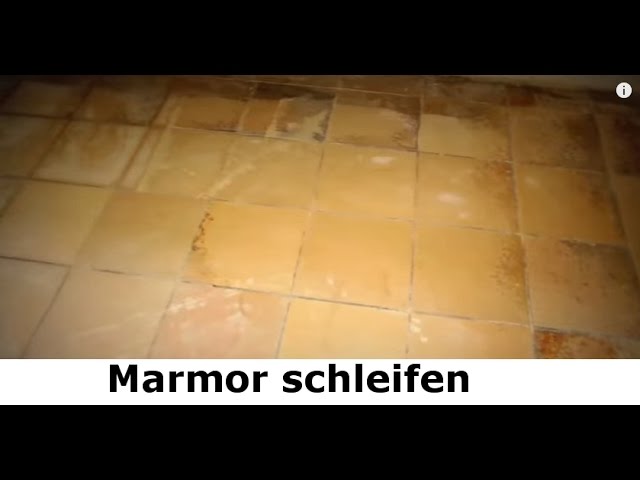 Marmor schleifen und polieren