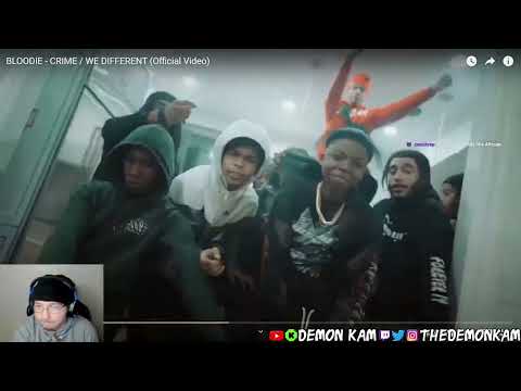 Demon Kam Reacts to BLOODIE - CRIME / WE DIFFERENT (Official Video)