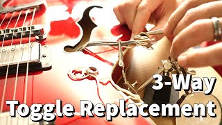 Replacing the 3-way toggle on my Hagstrom Viking