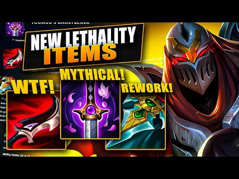 NEW LETHALITY ITEMS ARE SO BROKEN WIT ZED l 420WeabooSlayer