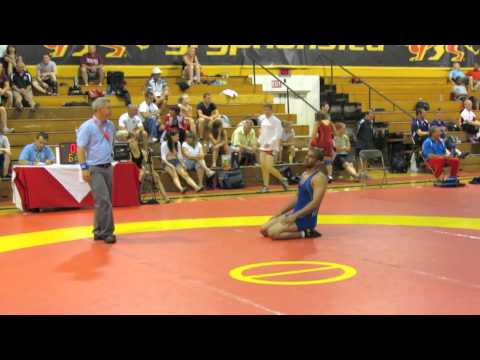 2012 FISU Trials: 84 kg Matt Miller vs. Manvir Sahota