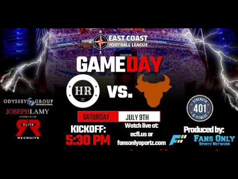 ECFL FOOTBALL: NORTHEAST BULLS VS. HARTFORD REBELS