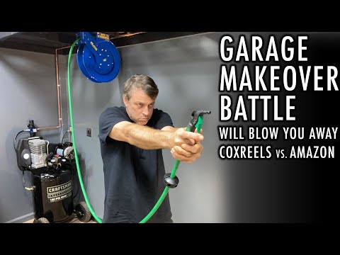 CUSTOM DETAIL AIR COMPRESSOR INSTALLATION. AIR REEL BATTLE Coxreels vs. Amazon Reel