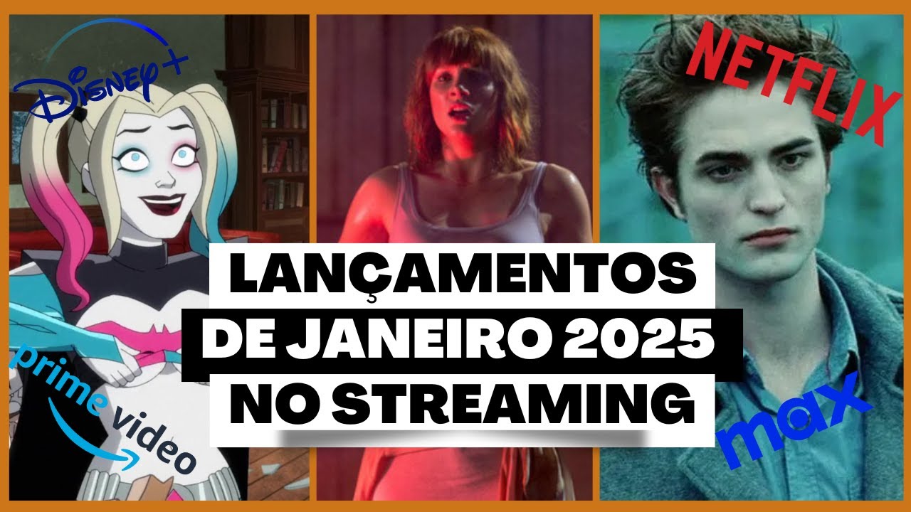 Lançamentos de Filmes e Séries em Janeiro de 2025 nos Streaming!