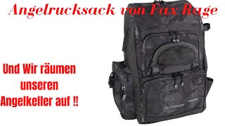 Unboxing Fox Rage Angelrucksack +Wir räumen unseren Angelkeller auf.