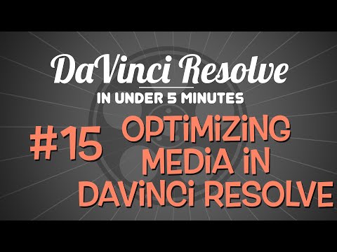 DaVinci Resolveを5分以内で。DaVinci Resolve 12でのメディアの最適化 (DaVinci Resolve in Under 5 Minutes: Optimizing Media in DaVinci Resolve 12)