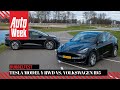 Tesla Model Y RWD vs. Volkswagen ID 5 Pro - AutoWeek Dubbeltest