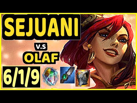 ANDA (SEJUANI) vs OLAF - 6/1/9 KDA JUNGLE CHALLENGER GAMEPLAY - NA
