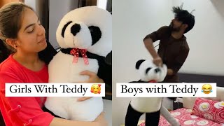 Girls Vs Boys - Teddy Play 😂 || Top Viral Instagram Reels || Dushyant Kukreja #shorts #ytshorts